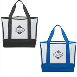 JH3604 Clear Casual Tote Bag With Custom Imprint